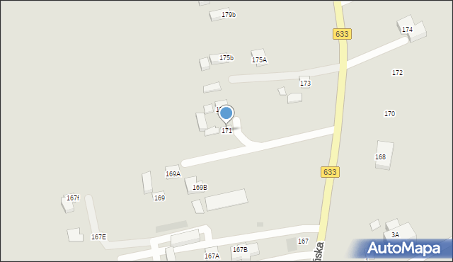 Warszawa, Płochocińska, 171, mapa Warszawy