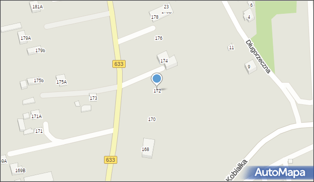 Warszawa, Płochocińska, 172, mapa Warszawy