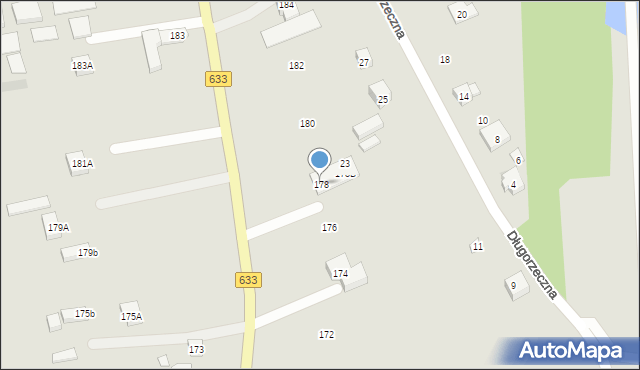 Warszawa, Płochocińska, 178, mapa Warszawy