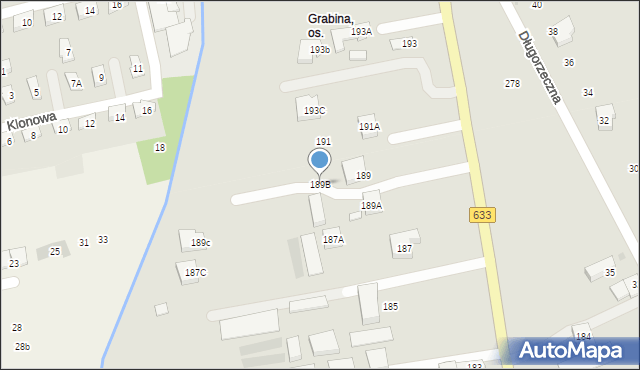 Warszawa, Płochocińska, 189B, mapa Warszawy