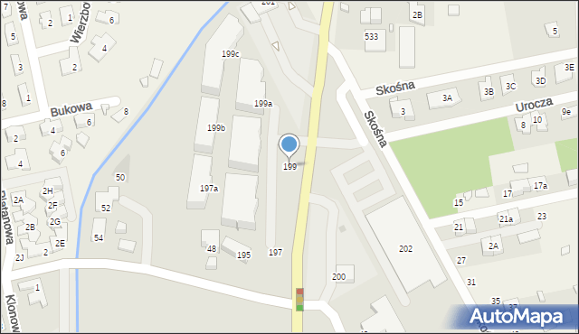 Warszawa, Płochocińska, 199, mapa Warszawy