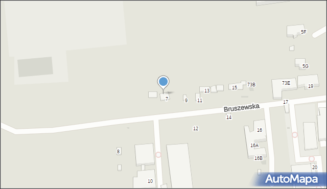 Warszawa, Płochocińska, 73D, mapa Warszawy