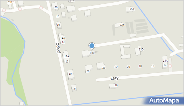 Warszawa, Płochocińska, 93E, mapa Warszawy