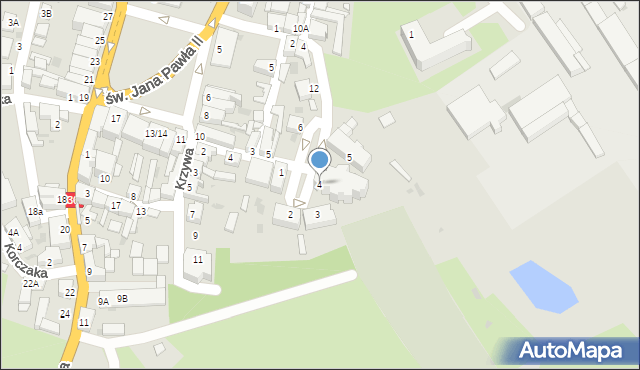 Wąsosz, Plac Kościelny, 4, mapa Wąsosz
