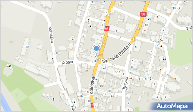 Wąsosz, Plac Wolności, 21, mapa Wąsosz