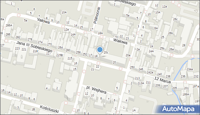 Wejherowo, Plac Wejhera Jakuba, 19, mapa Wejherowo