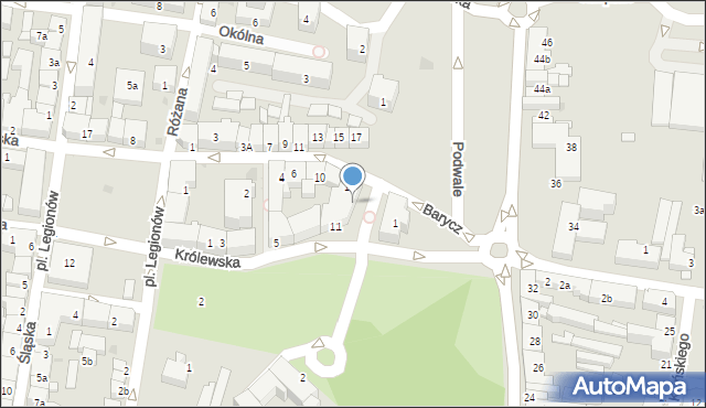 Wieluń, Plac Kazimierza Wielkiego, 3, mapa Wieluń