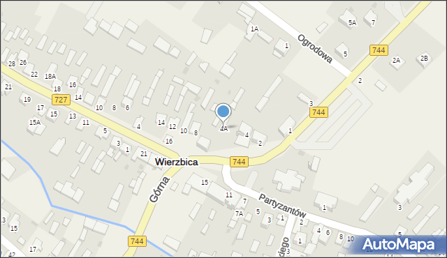 Wierzbica, Plac Jana Pawła II, 4A, mapa Wierzbica