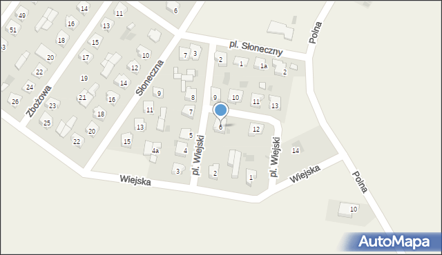 Wilczyn, Plac Wiejski, 6, mapa Wilczyn