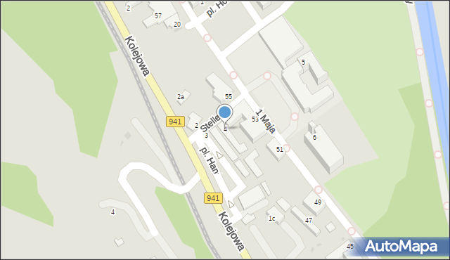 Wisła, Plac Handlowy, 4, mapa Wisła