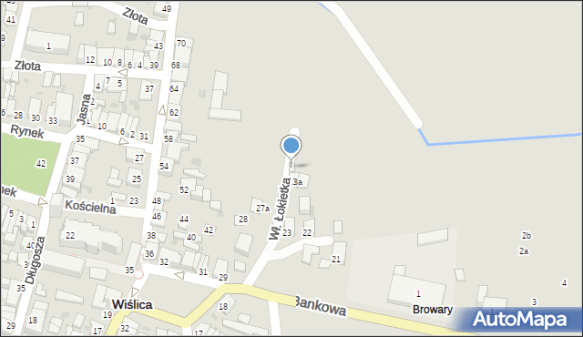 Wiślica, Plac Solny, 24, mapa Wiślica
