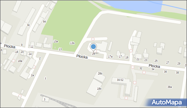 Włocławek, Płocka, 15, mapa Włocławka
