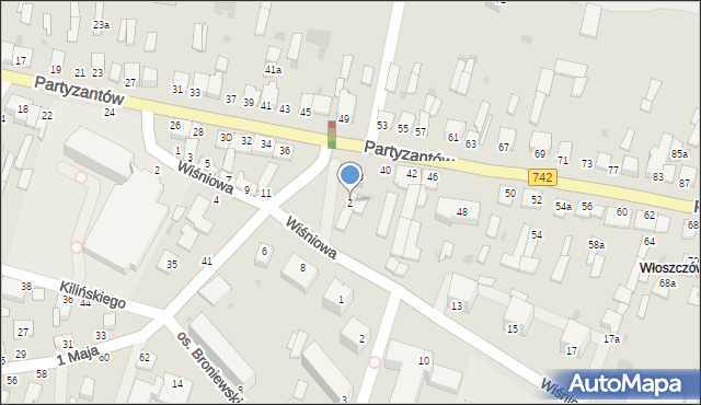 Włoszczowa, Plac Tarchalskiego Mieczysława, mjr., 2, mapa Włoszczowa