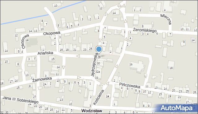 Wodzisław, Plac Wolności, 28, mapa Wodzisław