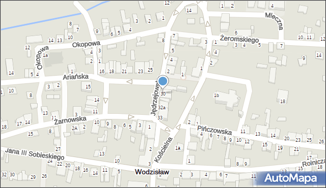 Wodzisław, Plac Wolności, 30, mapa Wodzisław