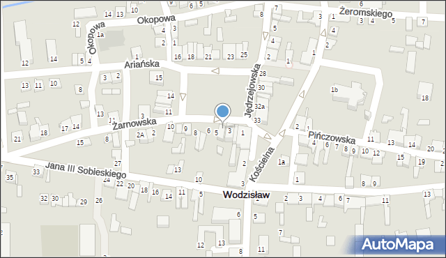 Wodzisław, Plac Wolności, 4, mapa Wodzisław