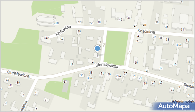 Wojcieszków, Plac Próchniewicza Władysława, 2, mapa Wojcieszków