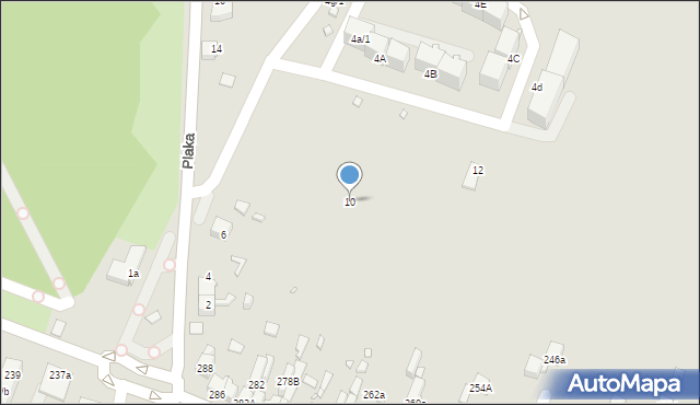 Wojkowice, Plaka, 10, mapa Wojkowice