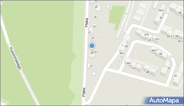 Wojkowice, Plaka, 16, mapa Wojkowice