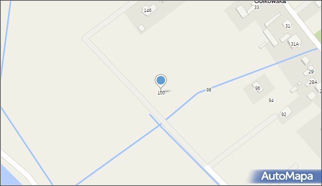 Wola Gołkowska, Płaczącej Wierzby, 100, mapa Wola Gołkowska