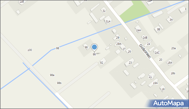 Wola Gołkowska, Płaczącej Wierzby, 94, mapa Wola Gołkowska