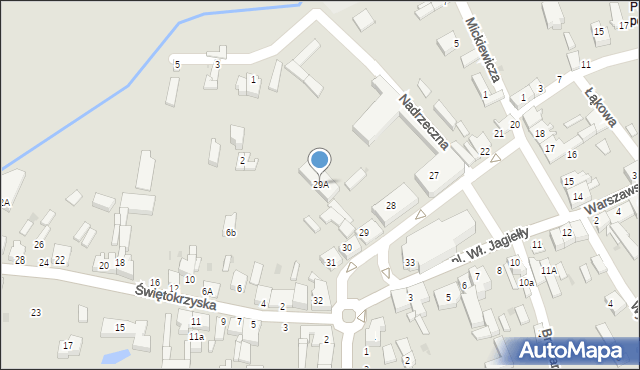 Wolbórz, Plac Króla Władysława Jagiełły, 29A, mapa Wolbórz