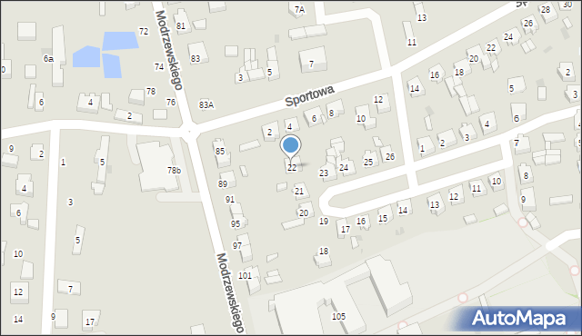 Wolbórz, Plac Siniarskiego, dr., 22, mapa Wolbórz