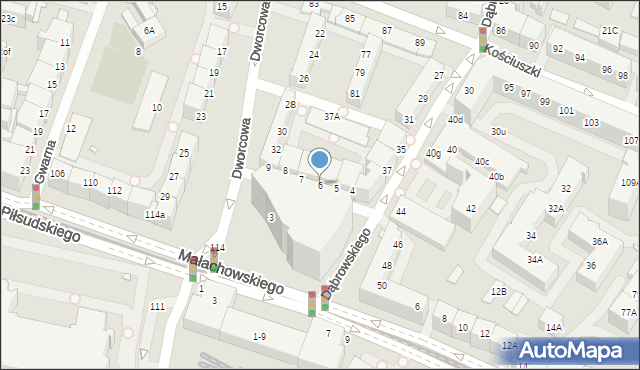 Wrocław, Plac Konstytucji 3 Maja, 6, mapa Wrocławia