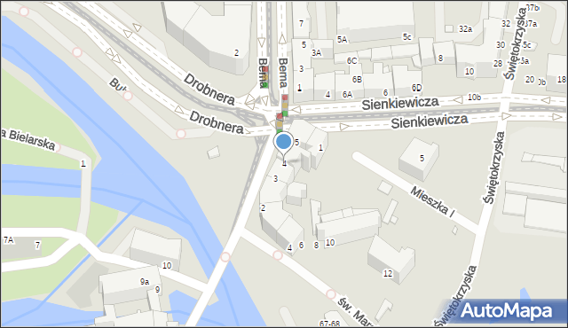 Wrocław, Plac Bema Józefa, gen., 4, mapa Wrocławia