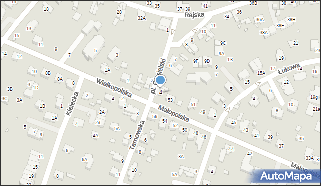 Wrocław, Plac Ciesielski, 4, mapa Wrocławia