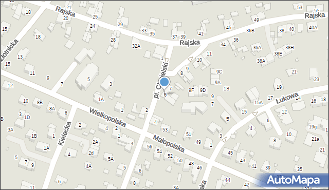 Wrocław, Plac Ciesielski, 6, mapa Wrocławia