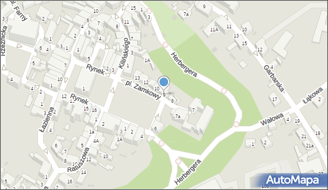 Wschowa, Plac Zamkowy, 9, mapa Wschowa