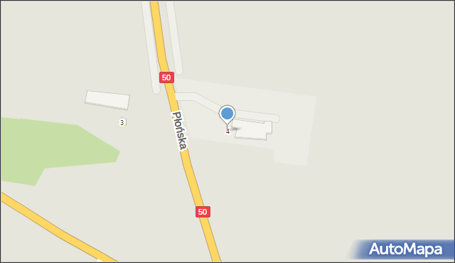 Wyszogród, Płońska, 4, mapa Wyszogród