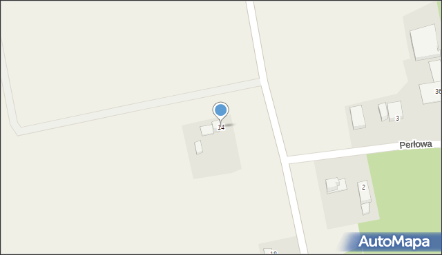 Załęże Duże, Platynowa, 14, mapa Załęże Duże