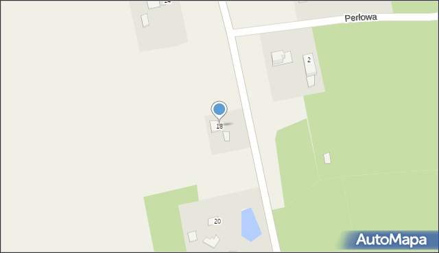 Załęże Duże, Platynowa, 18, mapa Załęże Duże