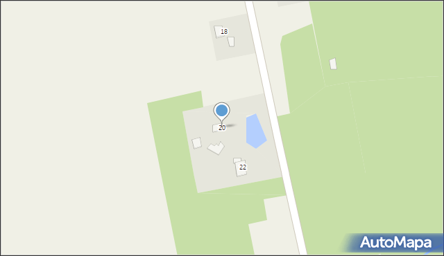 Załęże Duże, Platynowa, 20, mapa Załęże Duże