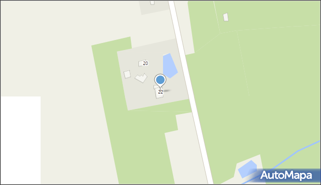 Załęże Duże, Platynowa, 22, mapa Załęże Duże