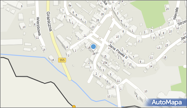 Zawidów, Plac Zwycięstwa, 16, mapa Zawidów