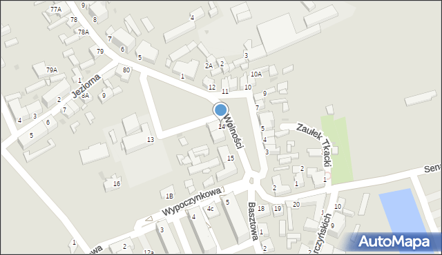 Zbąszyń, Plac Wolności, 14, mapa Zbąszyń