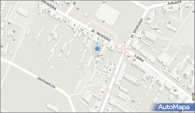 Zduńska Wola, Plac Wolności, 2/10, mapa Zduńska Wola