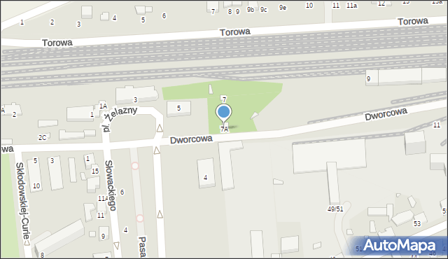 Zduńska Wola, Plac Żelazny, 7A, mapa Zduńska Wola