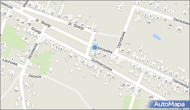 Zduny, Plac Skargi Piotra, 11, mapa Zduny