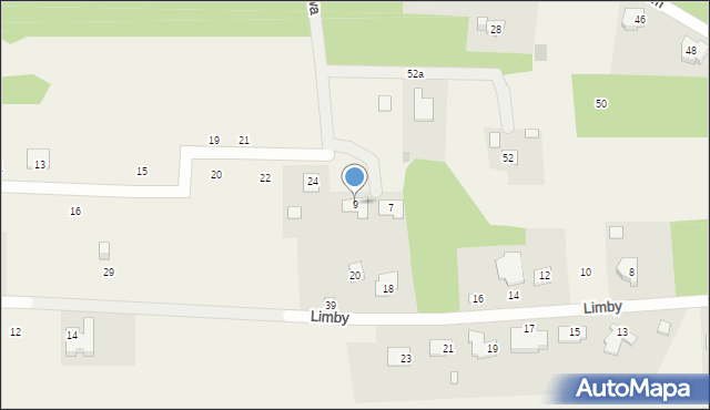 Żelechów, Platanowa, 9, mapa Żelechów