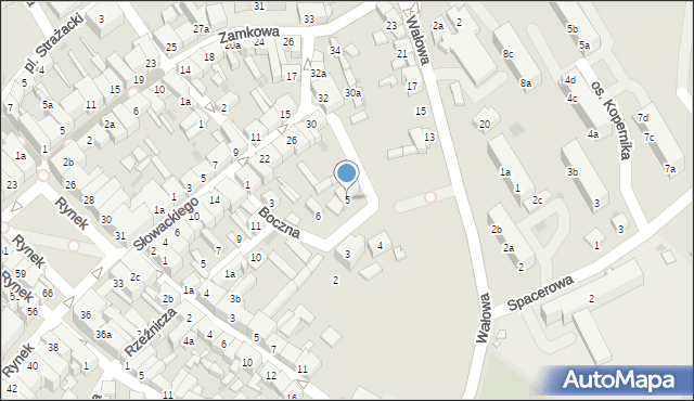Ziębice, Plac Szpitalny, 5, mapa Ziębice