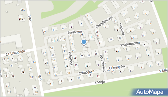 Zielonka, Plac Maratończyków, 12, mapa Zielonka