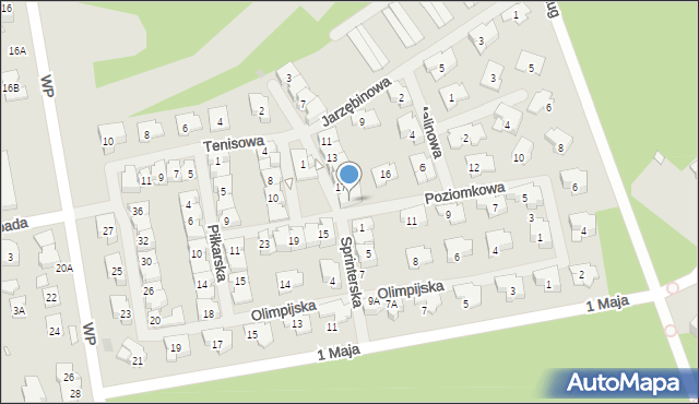 Zielonka, Plac Maratończyków, 19, mapa Zielonka