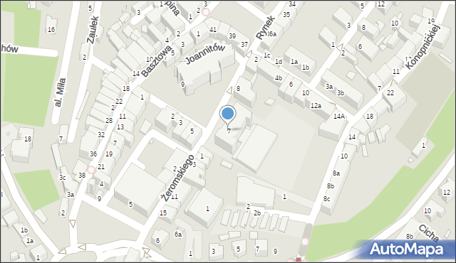 Złotoryja, Plac Niepodległości, 7, mapa Złotoryja