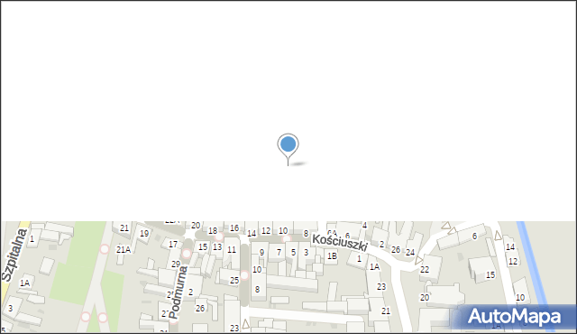 Żnin, Plac Zamkowy, 1, mapa Żnin