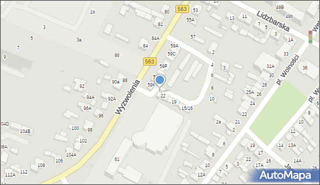 Żuromin, Plac Garażowy, 23, mapa Żuromin