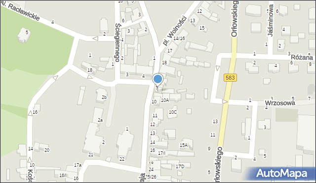 Żychlin, Plac Jana Pawła II, 7a, mapa Żychlin